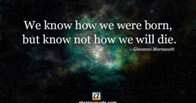 Giovanni Morassutti Quotes on How We Were Born