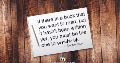 Toni Morrison Quotes on When to Write a Book