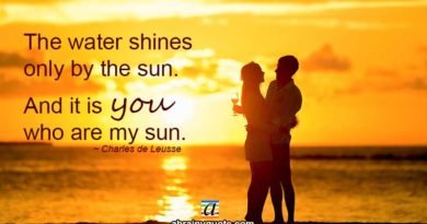 True Love Quotes with Water and Sun