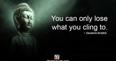 Gautama Buddha Quotes on What You Lose in Life