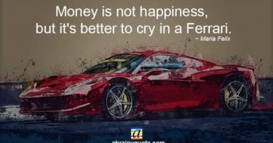 Maria Felix Quotes on Ferrari and Happiness