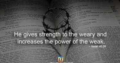 Bible Quotes on Giving Strength and Power