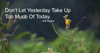 Will Rogers Quotes on Yesterday and Today
