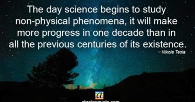 Nikola Tesla Quotes on Non-Physical Phenomena