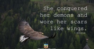Atticus Poetry Quotes on Demons and Wings