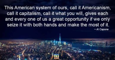 Al Capone Quotes on Americanism and Capitalism