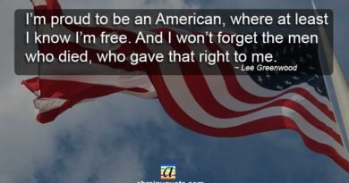 Veteran's Day Quotes on Being an American