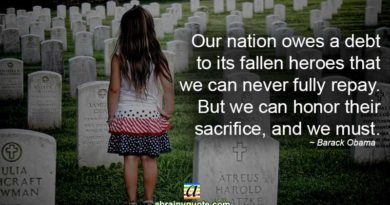 eteran's Day Quote on Honoring Fallen Heroes