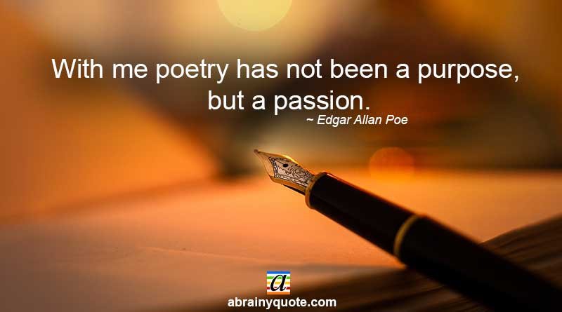 Edgar Allan Poe Quotes on Poetry and Passion