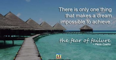 Paulo Coelho Quotes on Dream Impossible