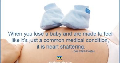 Zoe Clark-Coates Quotes on a Common Medical Condition