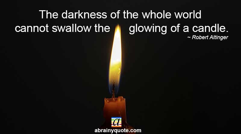 Robert Altinger Quotes on Hanukkah and Glowing of Candle