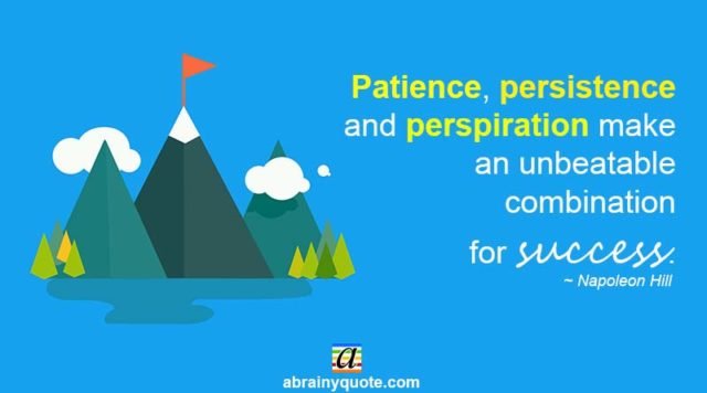 Napoleon Hill Quotes on Perfect Combination for Success - abrainyquote