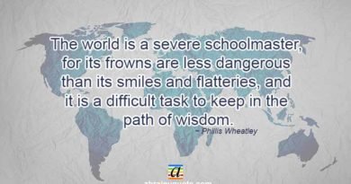 Phillis Wheatley Quotes on the Severe Schoolmaster