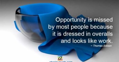 Thomas Edison Quotes on Opportunity and Work