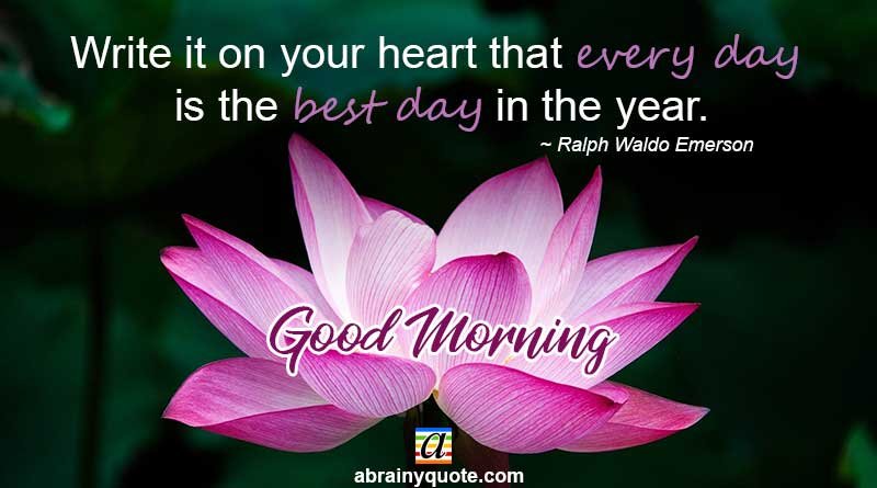 Good Morning Quotes on the Best Day in the Year