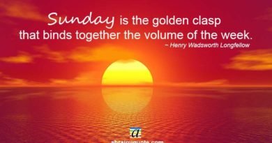 Henry Wadsworth Longfellow on the Sunday Golden Clasp