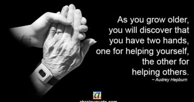Audrey Hepburn Quotes on Helping Others