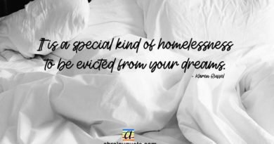 Karen Russel Quotes on Homelessness and Dreams