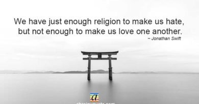 Jonathan Swift Quotes on Religion and Love