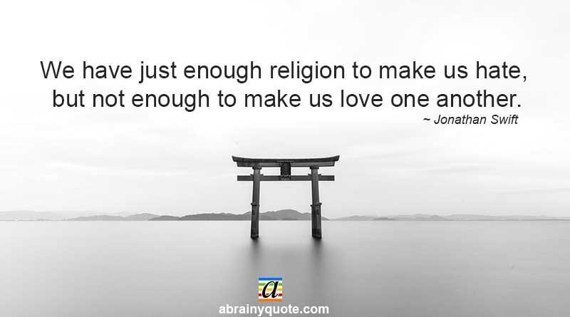 Jonathan Swift Quotes on Religion and Love
