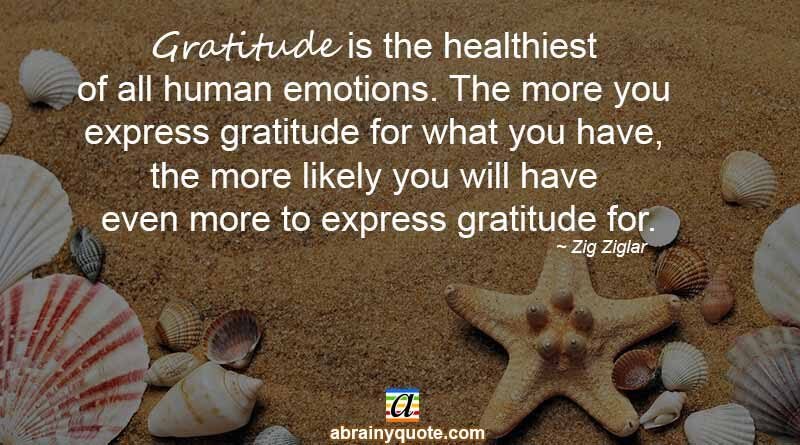 Zig Ziglar Quotes on Human Emotions and Gratitude