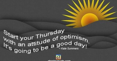 Kate Summers Quotes on Thursday and Optimism