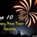 Top 10 Happy New Year Quotes